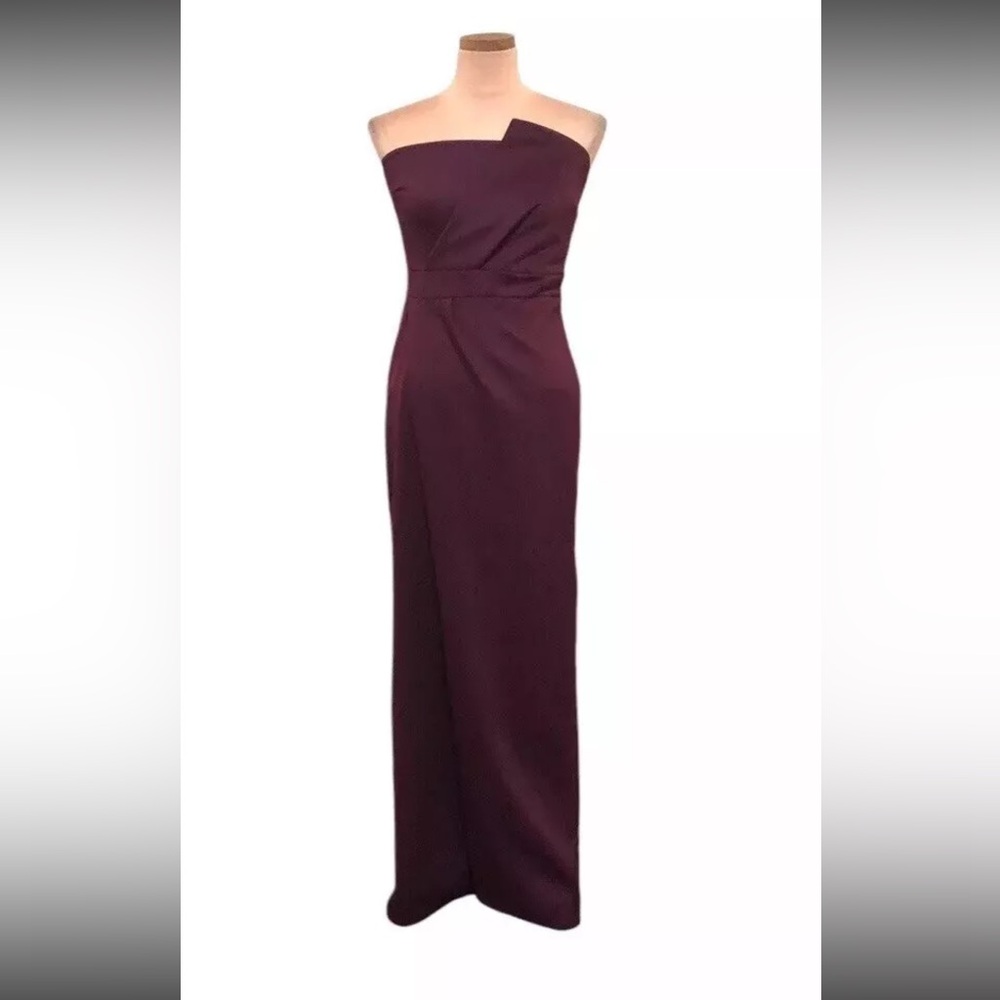 Dark burgundy Evening Gown by BooHoo Night